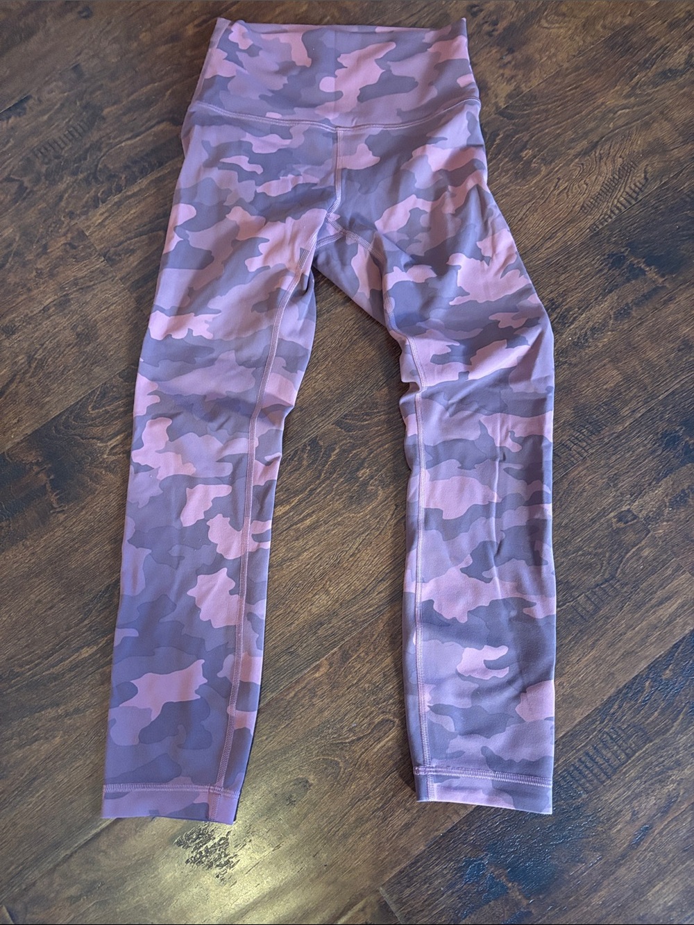 lululemon athletica Pink & Purple Camo High-Rise Leggings
